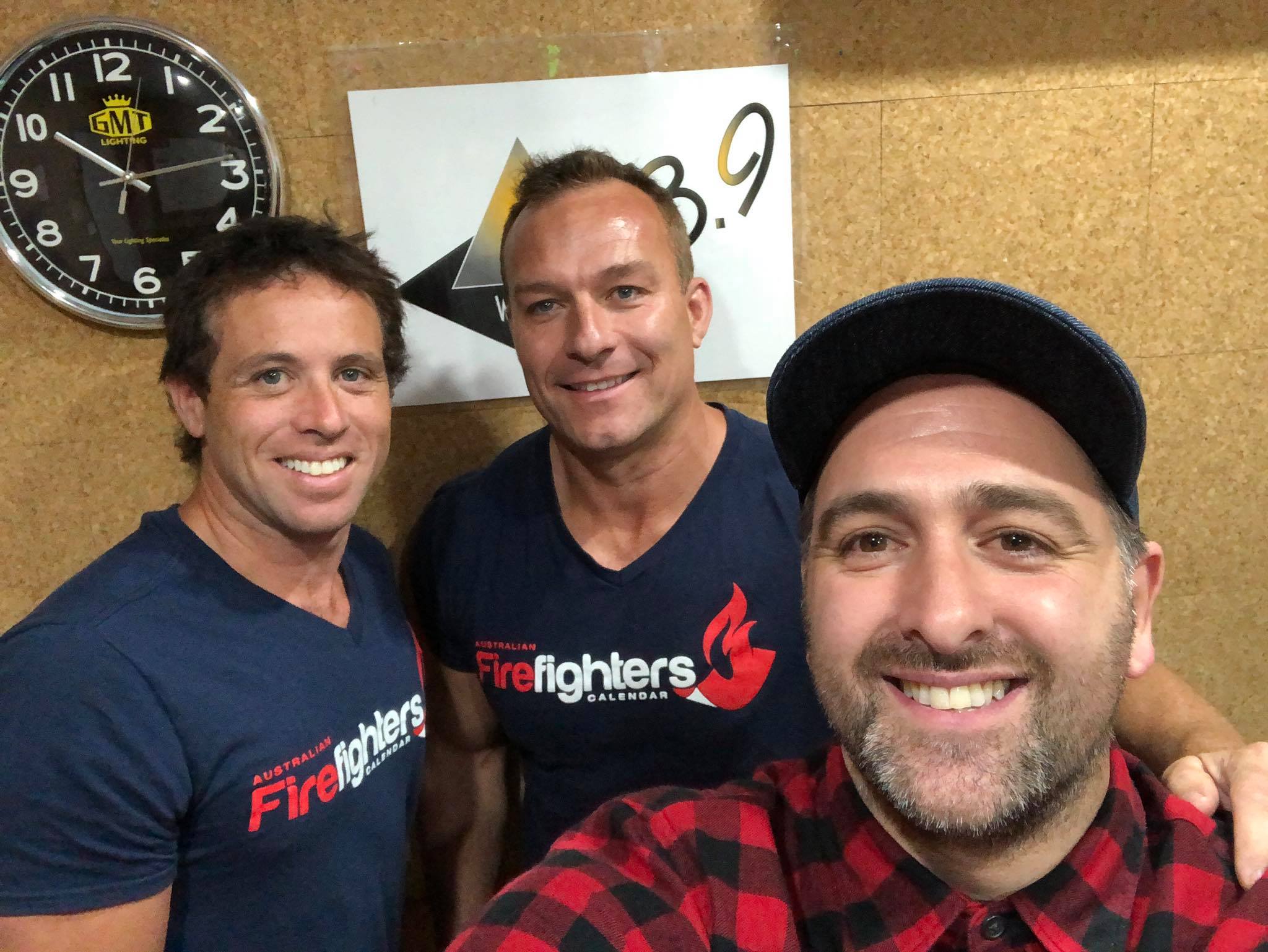 On Air with Brian Peel: Australian Firefighters Calendar (David & Simon) and Chris Williams